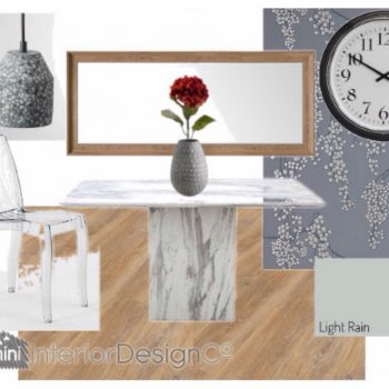 Grey Dining Room Idea