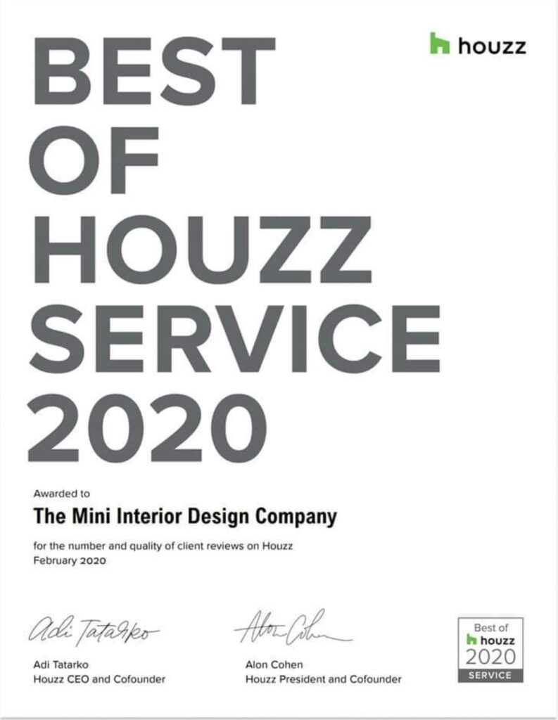 Houzz Award Win