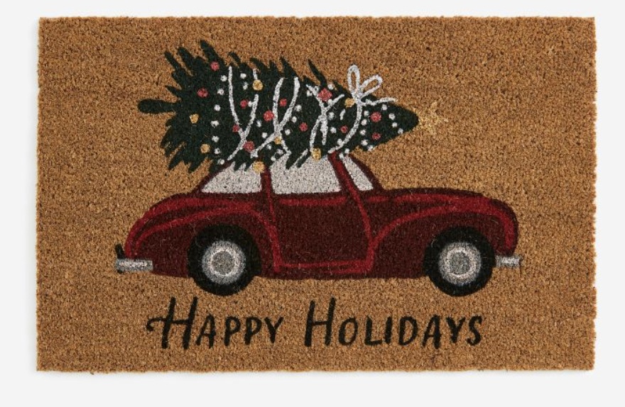Christmas door mat