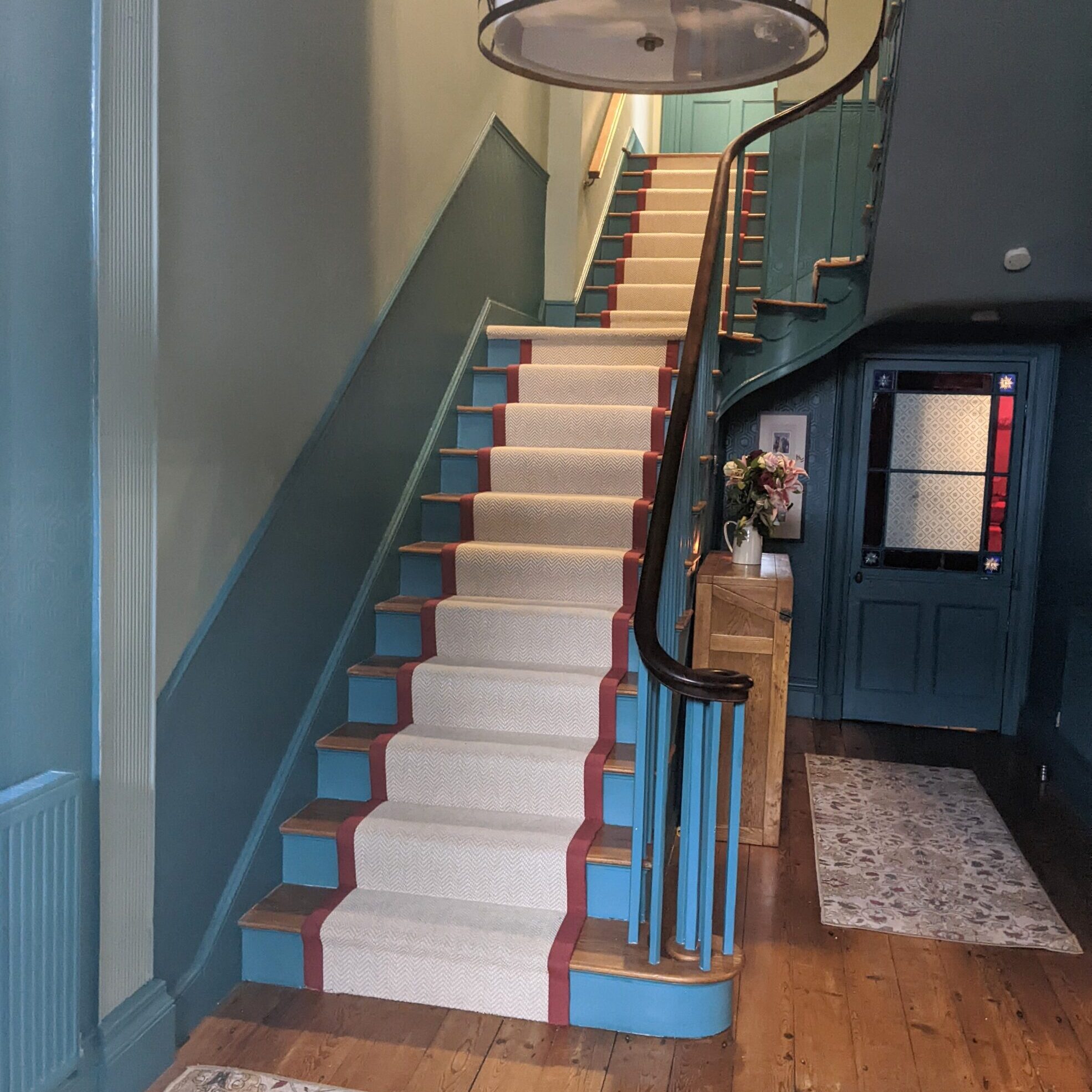 Mini Interior Designs - Blue Hall Way
